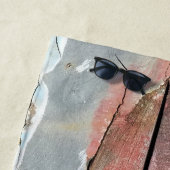 Altes Holz rustikale Bootsplatte aus Holz Strandtuch (Beispiel)