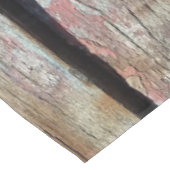 Altes Holz rustikale Bootsplatte aus Holz Tischdecke (Schrägansicht)