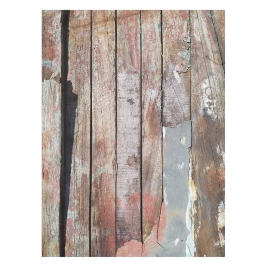 Altes Holz rustikale Bootsplatte aus Holz Tischdecke (Vorderseite)