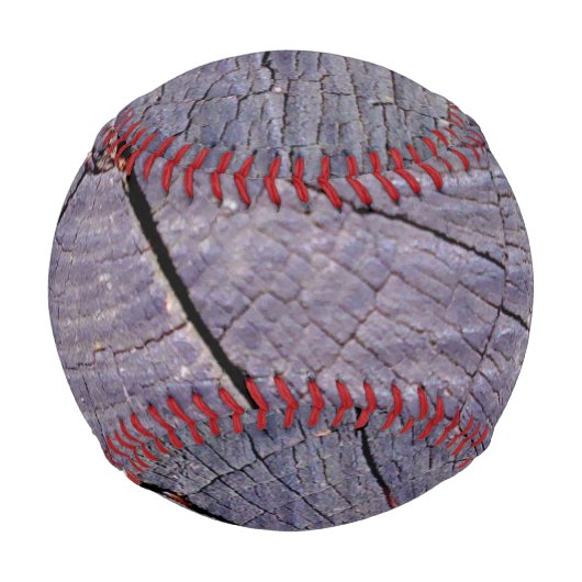 Altes Holz rustikale Kugel Baseball (Rückseite)