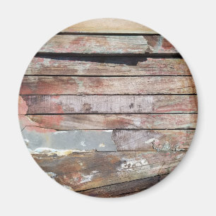 Altes Holz rustikales Boot Holzplanken Magnet