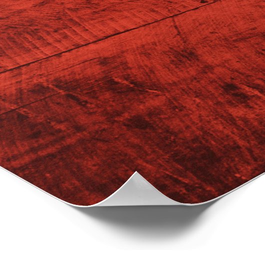 Altes Holz Schweizer Fahne Poster (Ecke)