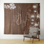 Altes Holz-Streichellicht - Hintergrund für das Ho Wandteppich (Beispiel (Horizontal))