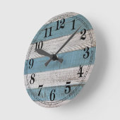 Altes Holz-Uhrendesign Runde Wanduhr (Winkel)