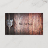 Altes Holz, Visitenkarteschablone Visitenkarte (Rückseite)