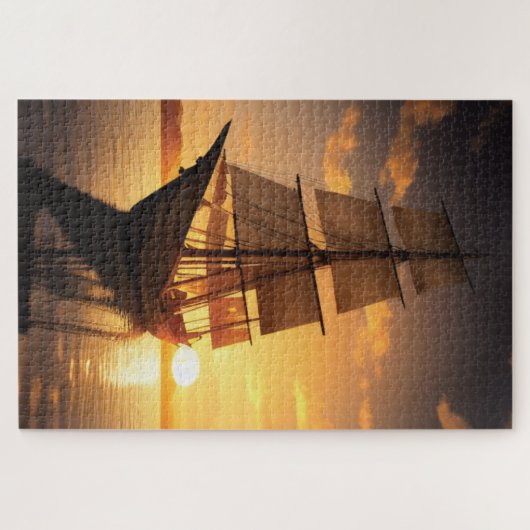 Altes Holzboot Jigsaw Puzzle (Horizontal)