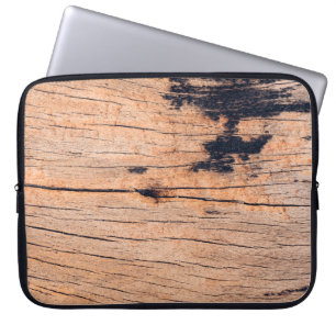 Altes Holzbrett, Muster aus kopierendem Holz Laptopschutzhülle