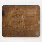 Altes "hölzernes" Mousepad mit (oder außen) Ihrem (Vorne)