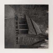 Altes Holzhaus Puzzle (Horizontal)