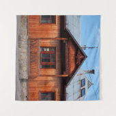 Altes Holzhaus traditionelle Unterkunft, antiken Wandteppich (Vorderseite (Horizontal))