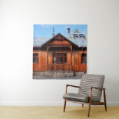 Altes Holzhaus traditionelle Unterkunft, antiken Wandteppich (Beispiel)