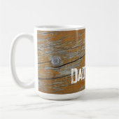 Altes Holzkörnholzplatten Kaffeetasse (Links)