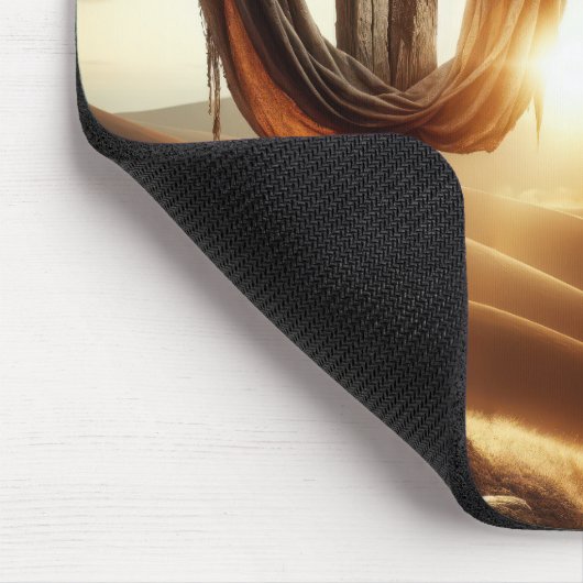 Altes Holzkreuz Mousepad (Ecke)