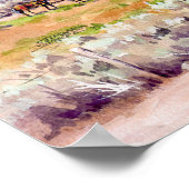 ALTES HOMESTEAD VON SHARON SHARPE POSTER (Ecke)
