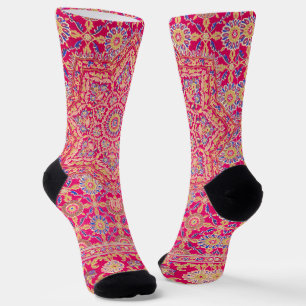 Altes indisches Stickereimuster Socken