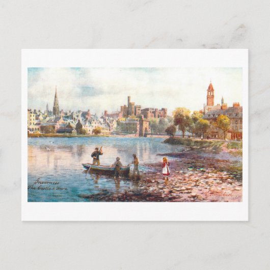 Altes Inverness, Schottland, Postkarte (Vorderseite)