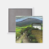 Altes irisches Bauernhaus Magnet (Vorderseite/Rückseite)