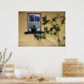 altes irisches Fensterposter Poster (Küche)