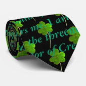 Altes irisches Gedicht St. Patrick Hymn Der Hirsch Krawatte (Gerollt)