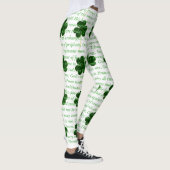 Altes irisches Gedicht St. Patrick Hymn Der Hirsch Leggings (Rechts)