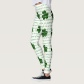 Altes irisches Gedicht St. Patrick Hymn Der Hirsch Leggings (Links)