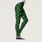 Altes irisches Gedicht St. Patrick Hymn Der Hirsch Leggings (Rechts)
