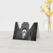 Altes irisches Kloster Karte (Gelbe Blume)