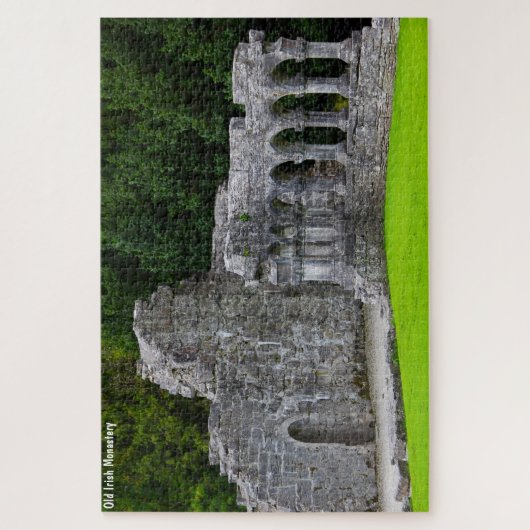 Altes irisches Kloster Puzzle (Vertikal)