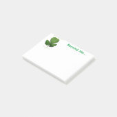 Altes irisches Sprichwort. Hinweise Post-it Klebezettel (angewinkelt)