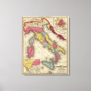Altes Italien 3 Leinwanddruck