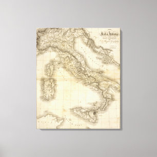 Altes Italien 4 Leinwanddruck
