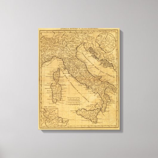 Altes Italien Leinwanddruck (Vorderseite)