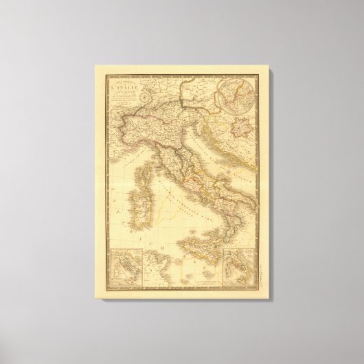 Altes Italien Leinwanddruck (Vorderseite)