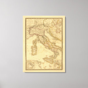 Altes Italien Leinwanddruck