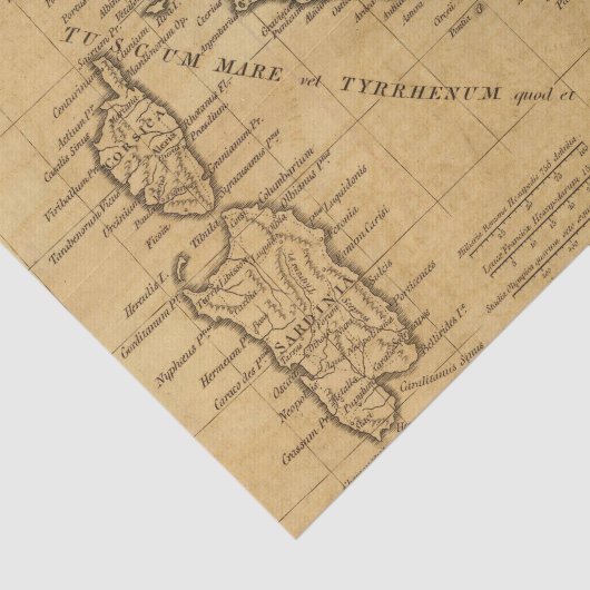 Altes Italien Seidenpapier (Ausschnitt)