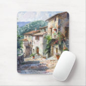 Altes italienisches Dorf Mousepad (Mit Mouse)