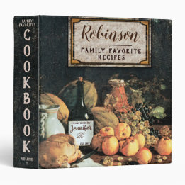 Altes italienisches Rezept-Kochbuch 3,8 Cm Ordner