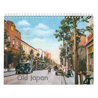 Altes Japan - Vintager Kalender besonders