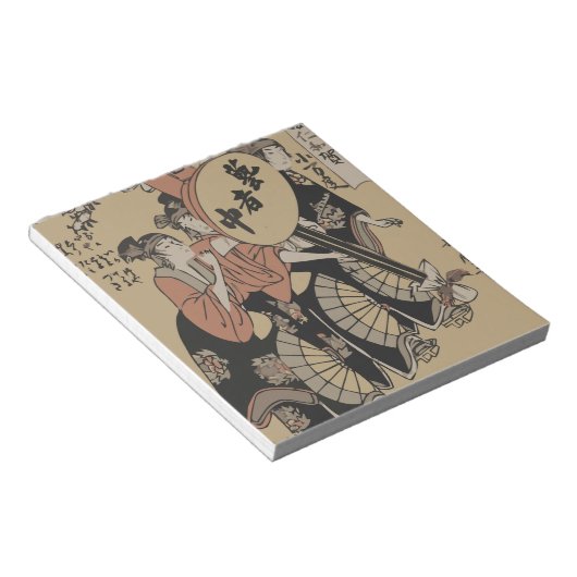 Altes japanisches Bild Notizblock (angewinkelt)
