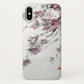Altes japanisches Kirschblüten-Aquarell Case-Mate iPhone Hülle (Rückseite)