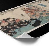 Altes japanisches Schwert, Ritual um 1848 Poster (Ecke)