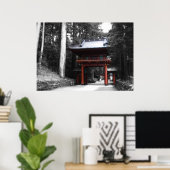 Altes japanisches Tor Poster (Heimbüro)