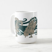 Altes Jazztecs Kaffeetasse (Vorderseite Links)