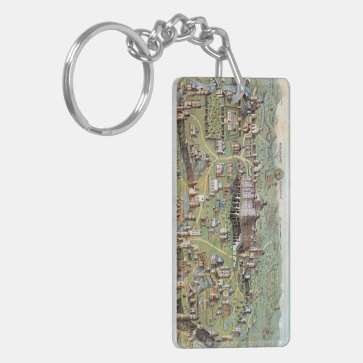 ALTES JERUSALEM SCHLÜSSELANHÄNGER (Vorderseite links)