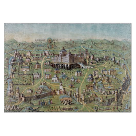 ALTES JERUSALEM SCHNEIDEBRETT (Vorderseite)