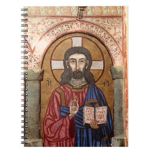 Altes Jesus-Mosaik Notizblock (Vorderseite)