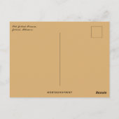 Altes Joliet-Gefängnis Joliet Illinois Postkarte (Rückseite)
