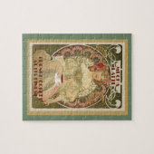 Altes Kaffeeposter-Puzzle Puzzle (Horizontal)