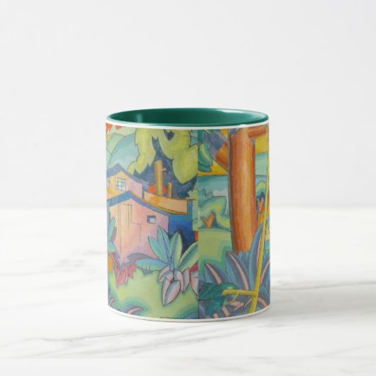 "Altes Kahala Zuhause" - Arman Manookian Tasse (Zentrum)