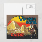 Altes Kairo Ägypten Postkarte (Vorne/Hinten)